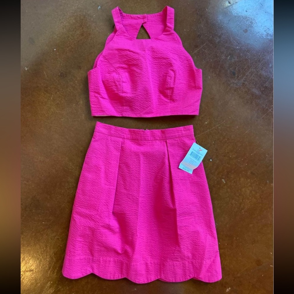 Lauren James Pink Two-Piece Set